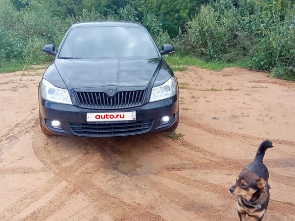 2011 Skoda Octavia II (A5) Рестайлинг, чёрный, 1150000 рублей - вид 4