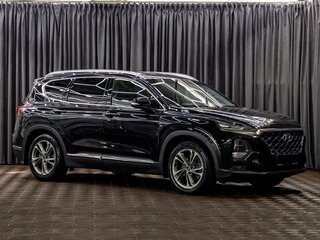 2020 Hyundai Santa Fe IV, чёрный, 2855000 рублей, вид 3