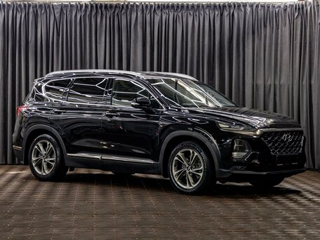 2020 Hyundai Santa Fe IV, чёрный, 2855000 рублей, вид 3