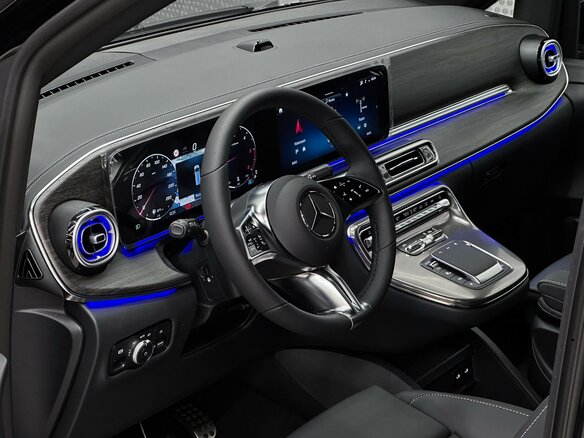 2026 Mercedes-Benz V-Класс 300 d экстра длинный III (W447) Рестайлинг 2, чёрный - вид 11