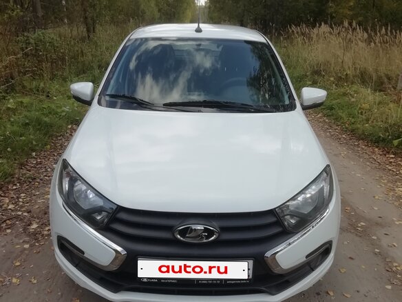 2023 Lada (ВАЗ) Granta I Рестайлинг, белый, 650000 рублей - вид 2