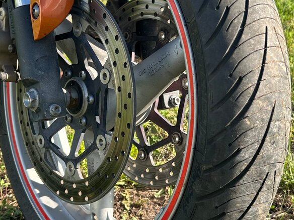 2005 Honda CB 600F Hornet, оранжевый, 450000 рублей - вид 9