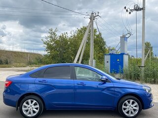 2021 Lada (ВАЗ) Vesta I, синий, 1020000 рублей, вид 2