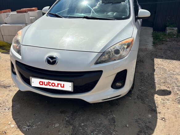 2011 Mazda 3 II (BL) Рестайлинг, белый