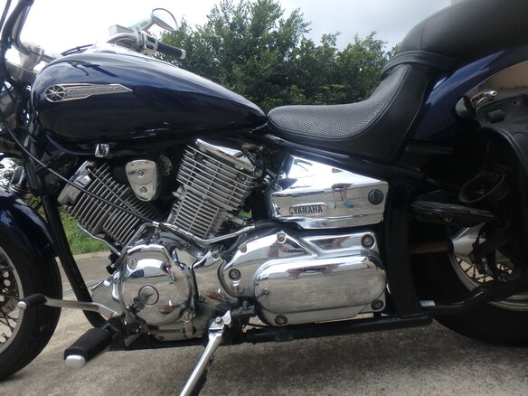 2008 Yamaha XVS1100, синий, 600000 рублей - вид 11