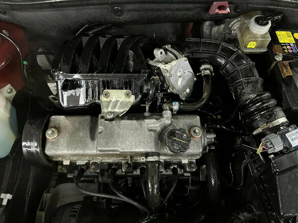 2013 Lada (ВАЗ) Granta I, красный, 275400 рублей - вид 6