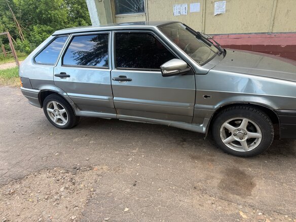 2006 Lada (ВАЗ) 2114, серебристый, 120000 рублей - вид 2
