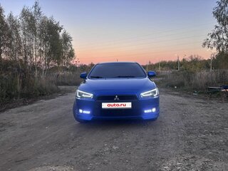 2008 Mitsubishi Lancer X, синий, 800000 рублей, вид 3
