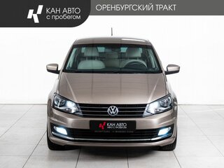 2016 Volkswagen Polo V Рестайлинг, бежевый, 899000 рублей, вид 2