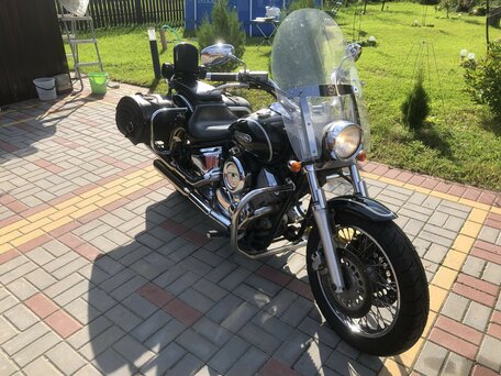 2003 Yamaha XVS1100, чёрный, 420000 рублей, вид 2