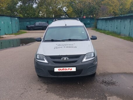 2013 LADA (ВАЗ) Largus, серебристый, 400000 рублей, вид 1