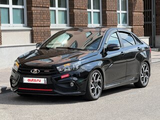 2022 Lada (ВАЗ) Vesta Sport I, чёрный, 1220000 рублей, вид 1