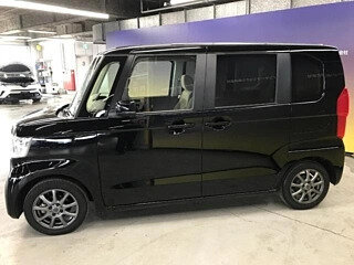 2022 Honda N-BOX II Рестайлинг, чёрный, 499777 рублей, вид 5