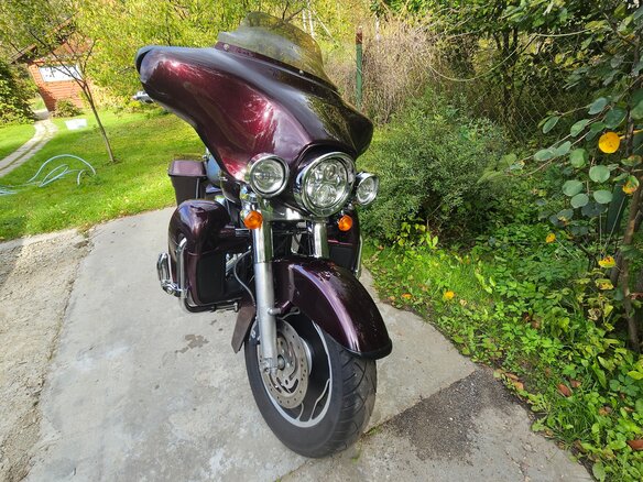 2007 Harley-Davidson Street Glide, пурпурный, 880000 рублей - вид 15