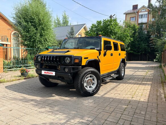 2003 Hummer H2 I, жёлтый, 1800000 рублей