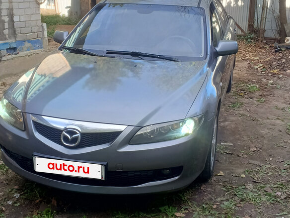 2007 Mazda 6 I (GG) Рестайлинг, серый - вид 1