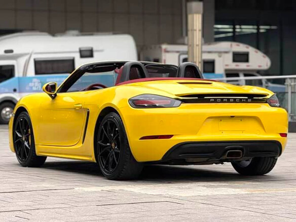 2022 Porsche Boxster IV 718 (982), жёлтый - вид 8