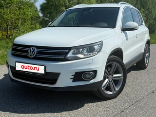 2014 Volkswagen Tiguan I Рестайлинг, белый, 1350000 рублей, вид 1
