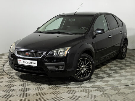 2007 Ford Focus II, чёрный, 399585 рублей, вид 1
