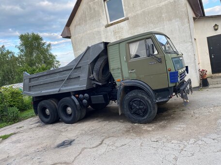 1991 КамАЗ 5511, зелёный, 600000 рублей, вид 1