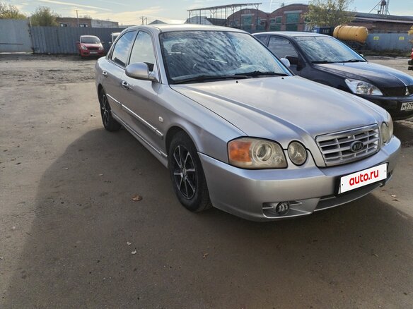 2003 Kia Magentis I Рестайлинг, серебристый, 357000 рублей - вид 2