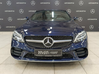 2020 Mercedes-Benz C-Класс 200 IV (W205) Рестайлинг, синий, 3550000 рублей, вид 2