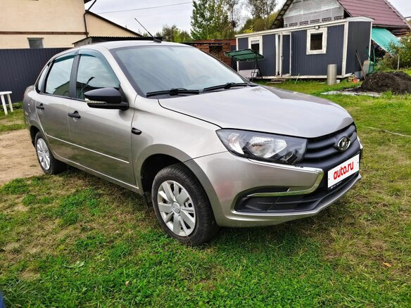 2019 Lada (ВАЗ) Granta I Рестайлинг, серебристый - вид 2