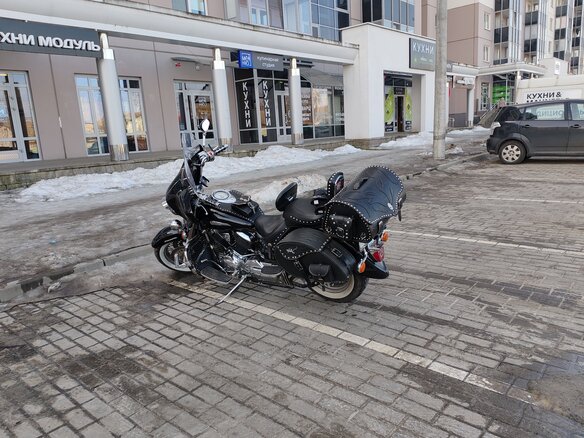 2002 Yamaha XVS1100, чёрный, 600000 рублей - вид 7