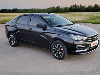 2017 Lada (ВАЗ) Vesta I, чёрный, 785000 рублей, вид 3