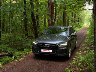 2021 Audi Q7 45 TDI II (4M) Рестайлинг, серый, 6400000 рублей, вид 1