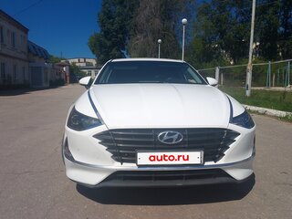 2021 Hyundai Sonata VIII (DN8), жёлтый, 1350000 рублей, вид 4