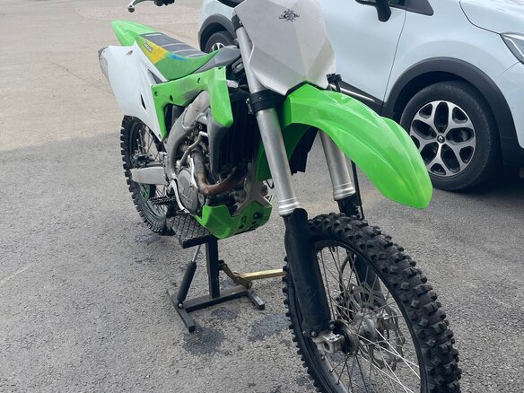 2017 Kawasaki KX 450, зелёный, 500000 рублей - вид 8