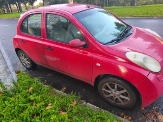 2004 Nissan Micra III (K12), красный, 210000 рублей, вид 2