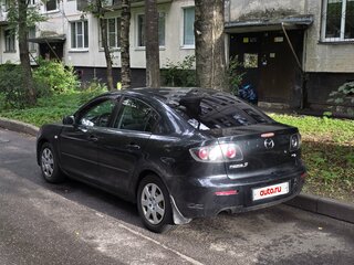 2008 Mazda 3 I (BK) Рестайлинг, чёрный, 260000 рублей, вид 5