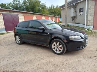 2004 Audi A3 II (8P), чёрный, 440000 рублей, вид 2