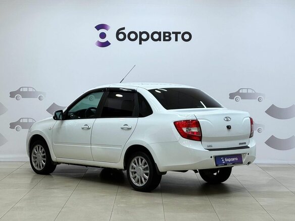 2013 Lada (ВАЗ) Granta I, белый - вид 5