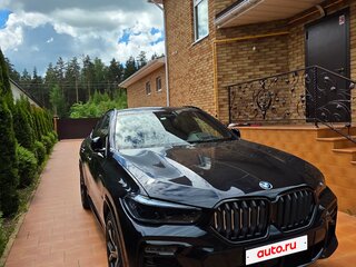 2021 BMW X6 40i III (G06), синий, 8500000 рублей, вид 3