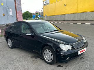 2003 Mercedes-Benz C-Класс 180 II (W203), чёрный, 420000 рублей, вид 1