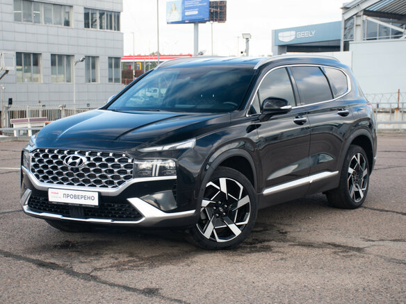 2020 Hyundai Santa Fe IV Рестайлинг, чёрный, 3558000 рублей