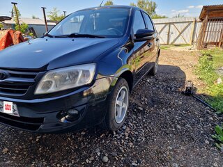 2012 Lada (ВАЗ) Granta I, чёрный, 230000 рублей, вид 2