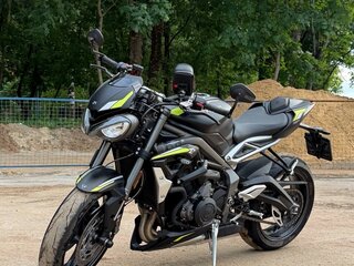 2020 Triumph Street Triple, чёрный, 980000 рублей, вид 1