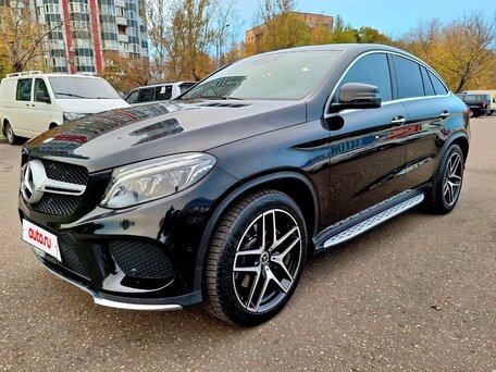 2017 Mercedes-Benz GLE Coupe 400 I (C292), чёрный, 4265000 рублей, вид 3