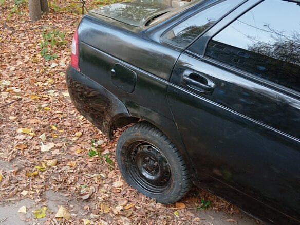 2008 Lada (ВАЗ) Priora I, чёрный, 100000 рублей - вид 2