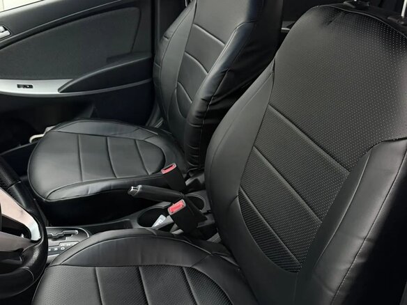 2013 Hyundai Solaris I, золотистый, 530000 рублей - вид 6