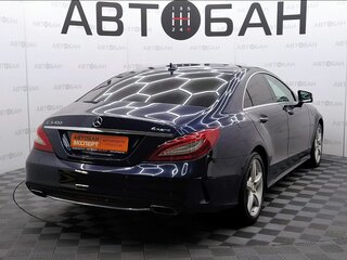 2014 Mercedes-Benz CLS 400 II (C218) Рестайлинг, синий, 3050000 рублей, вид 3