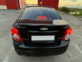 2012 Chevrolet Aveo II, чёрный, 549999 рублей, вид 4