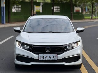 2021 Honda Civic X Рестайлинг, белый, 1200000 рублей, вид 2