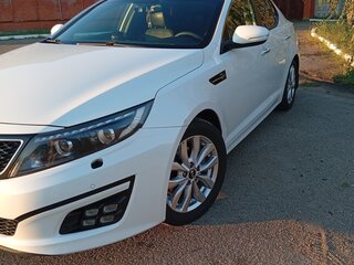 2015 Kia Optima III Рестайлинг, белый, 1350000 рублей, вид 1