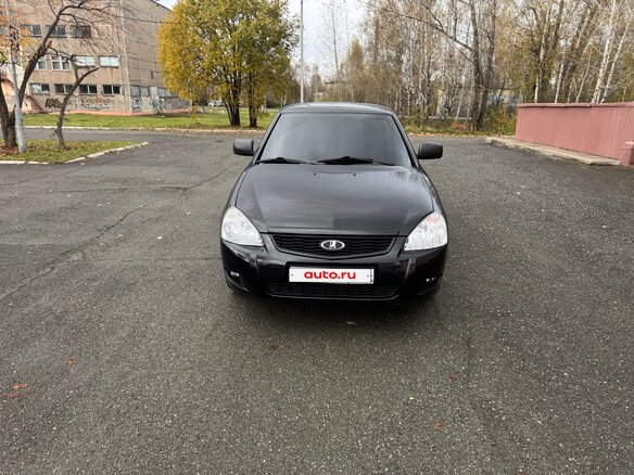 2018 Lada (ВАЗ) Priora I Рестайлинг, чёрный - вид 1
