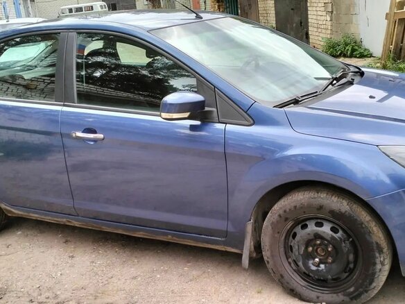2008 Ford Focus II, синий - вид 1